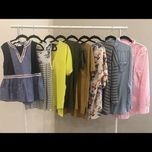 9 Spring Summer Boutique Top Bundle - Size Small